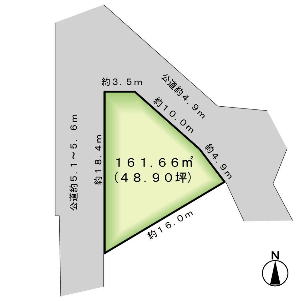 日進市藤塚1丁目土地 間取り図